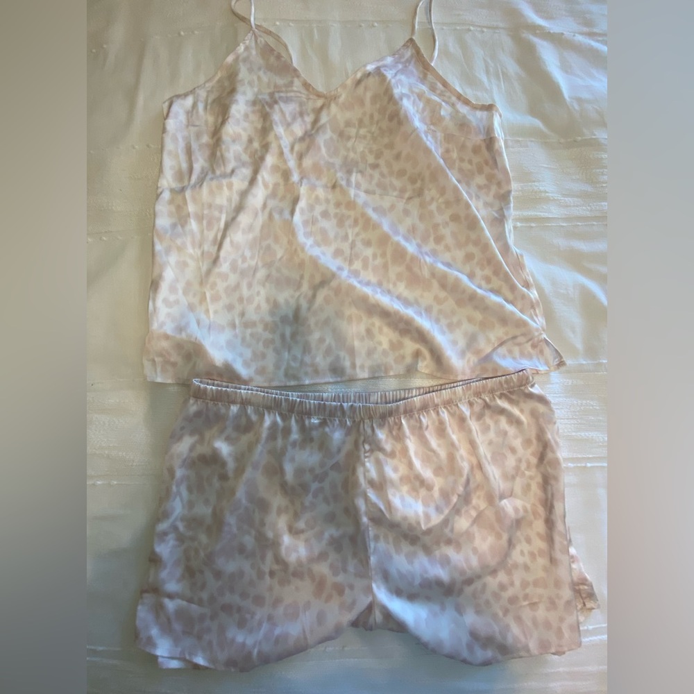 Animal Print Cami + Shorts Pajama Set